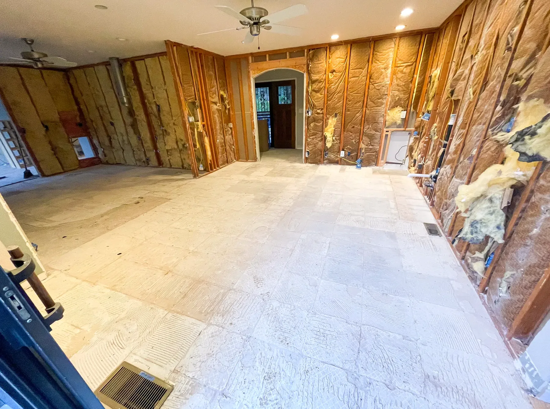Whole-house interior gut