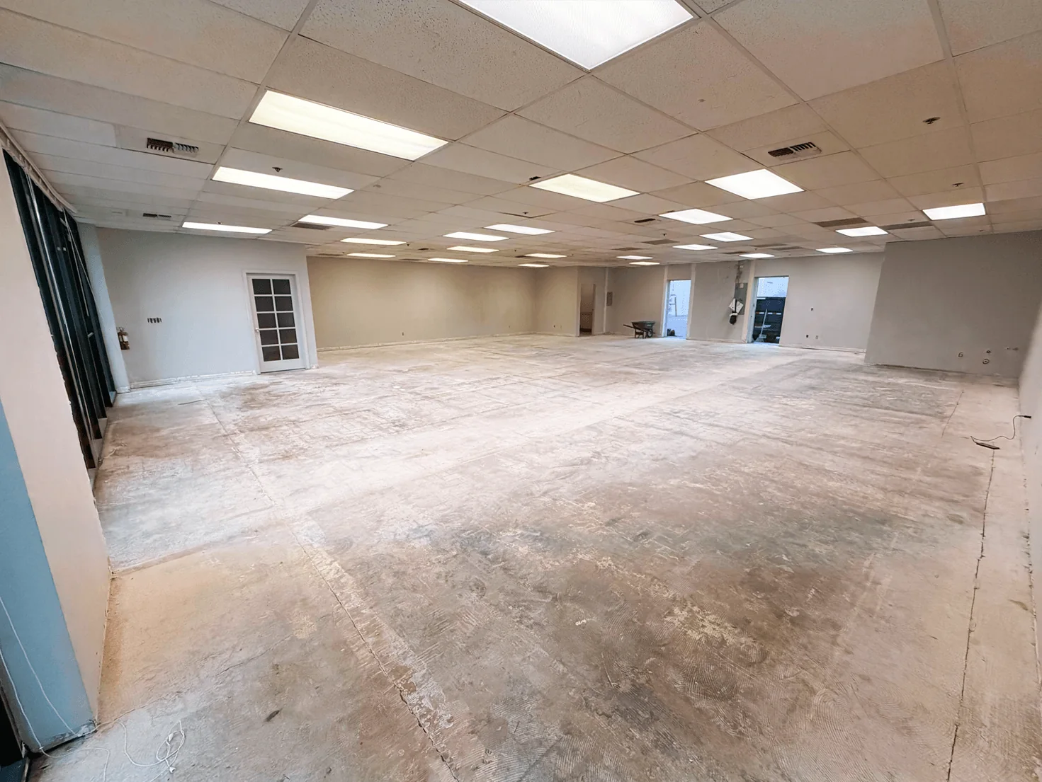 Office interior demolition